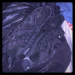 All black coach shoes